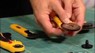 OLFA ALL Rotary Cutter Blade Change