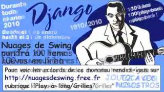 Video thumbnail of "What a difference a day made : play-back n°078 (Nuages de Swing 100 Django 100 play-a-long)"