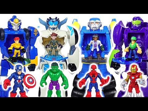 Power Rangers Marvel Avengers Toys Pretend Play Superhero Upgrade Youtube - disney infinity sonic boom and marvel outfits roblox