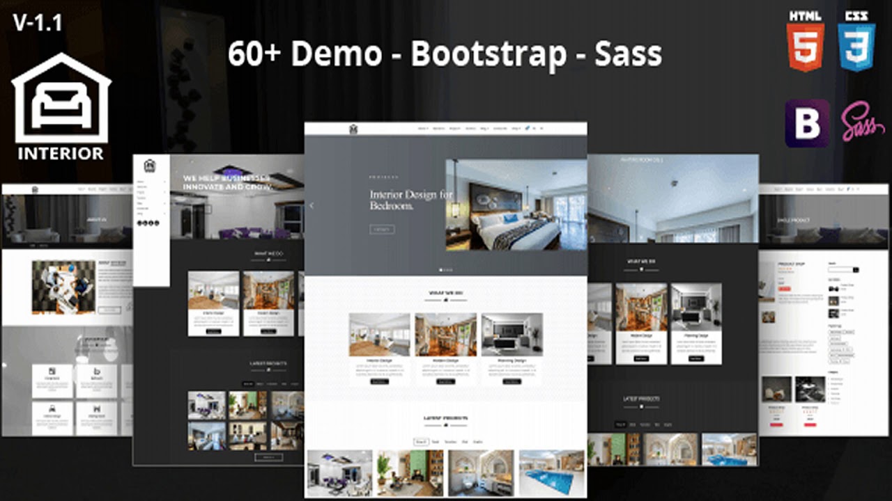 Interior – Modern Design HTML Template | Themeforest Website Templates and Themes