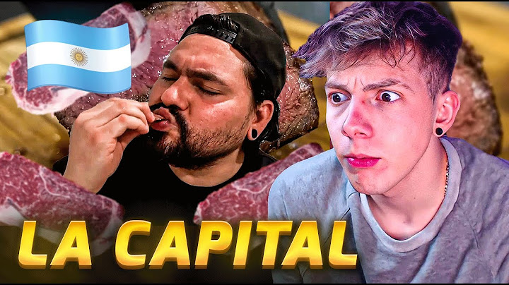 OSCAR PRUEBA la CARNE ARGENTINA 😱🇦🇷 | Reaccionando a La Capital 🍴