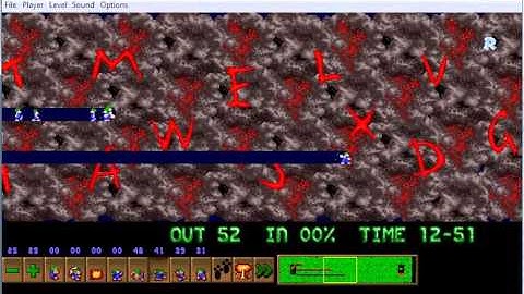 Lemmini - Lemmings Custom Level - No Way Out