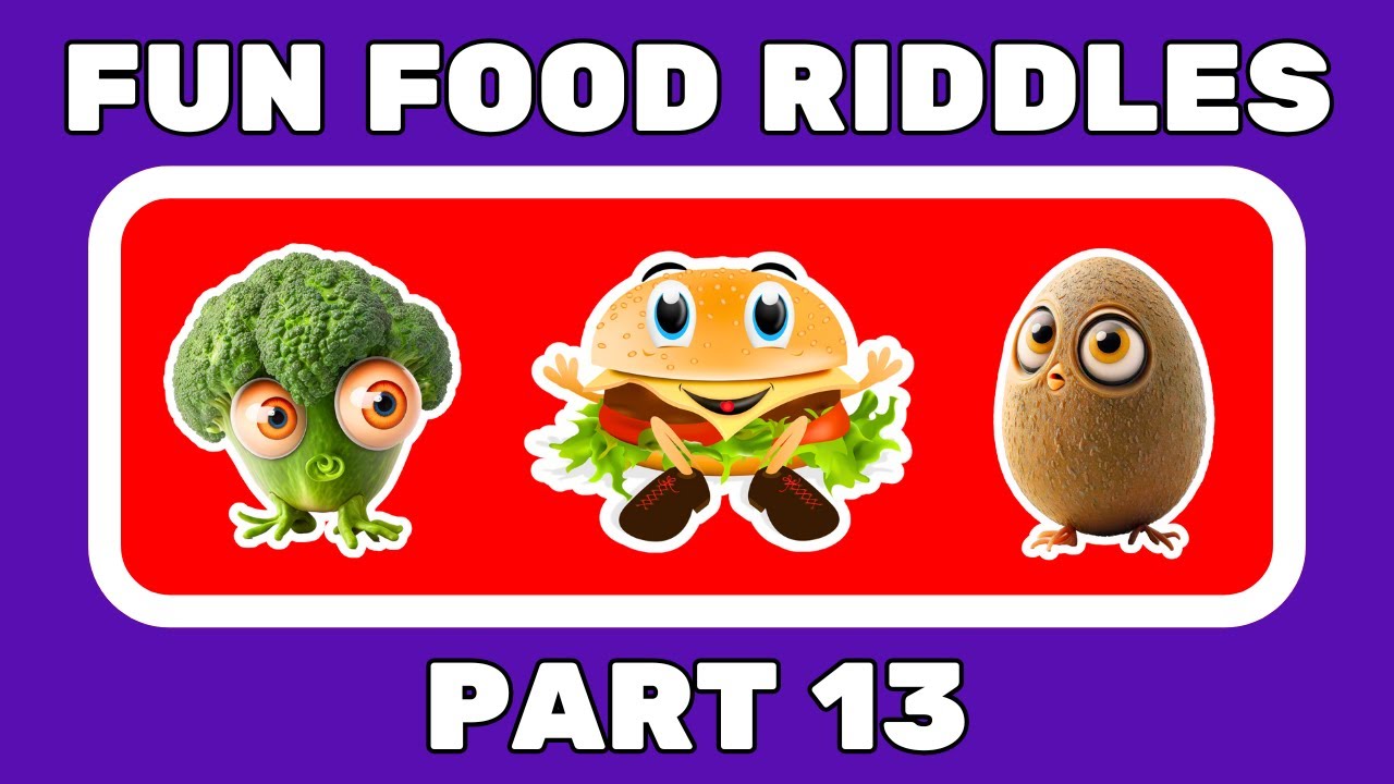Can You Guess the Food? 🍕🍎 Fun Food Riddles for Kids! | Food Quiz Challenge - Part 13