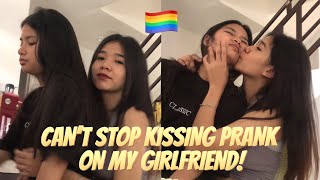 Cant Stop Kissing Prank On My Girlfriend Valerie Urbano