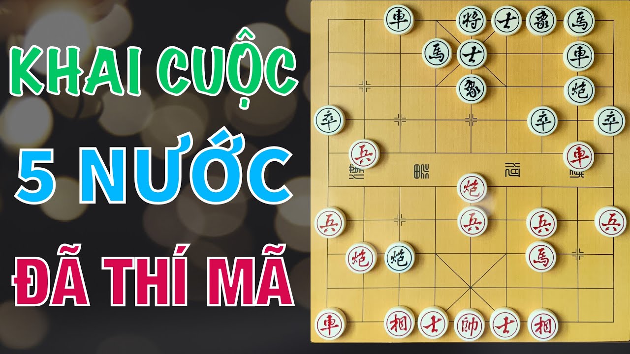 Bẫy khai cuộc 5 nước phế Mã kinh điển - Vô địch cờ... - youtube