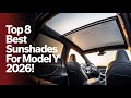 Top 8 Best Sunshade For Tesla Model Y 2026!