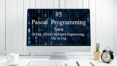Pascal Programming Introduction #class5 #EnglishMedium #grade11