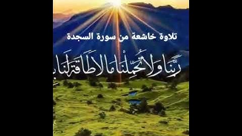 سوداني يقلد القارئ الشيخ عبدالمحسن القاسم