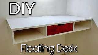 DIY Floating Dream Desk under $60 (from plywood)