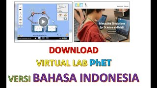 HOW TO DOWNLOAD THE INDONESIAN VERSION OF PHET VIRTUAL LAB | Physics Learning Center