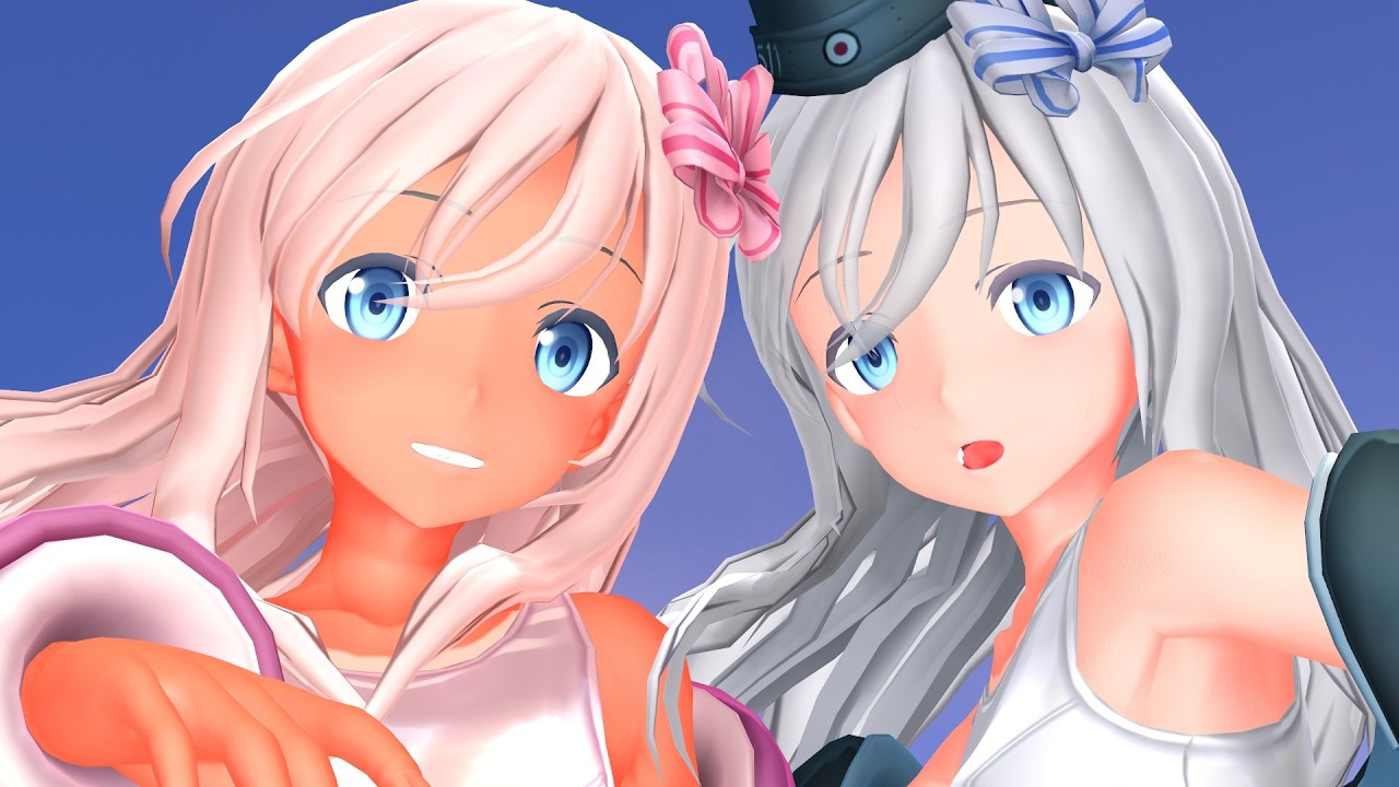【MMD艦これ】ろーちゃんとゆーちゃん/Ro-500・U-511でELECT【呂500】