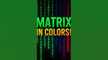 💻 Matrix Rain But With Colors? | C# Console Animation 🔥 | Day 7 #Shorts