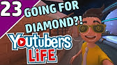 Youtubers Life 039 Golden Play Button Youtube - youtubers life tycoon new diamond play button roblox