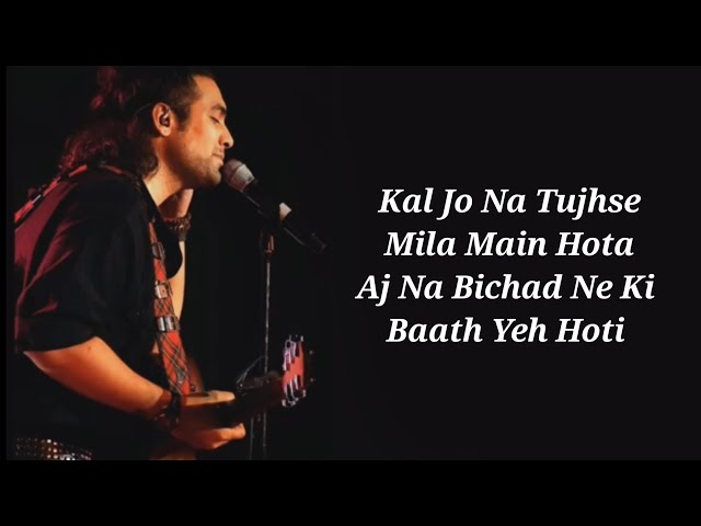 Kaash Tu Mila Hota (LYRICS) - Jubin Nautiyal | Arafat Mahmood | Shabab Azmi | SubhamMix Lyrics class=