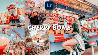 CHERRY BOMB PRESET Lightroom Mobile Tutorial Free Preset DNG | Free Lightroom Presets 2020 screenshot 1
