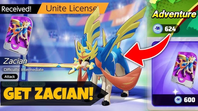 Hawlucha Plays - Zacian in Pokemon Unite Be like: #PokemonUnite #zacaian