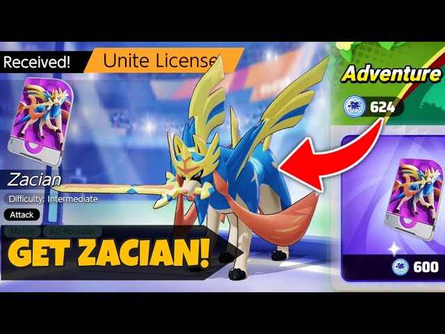How many Dice to get Zacian ? Pokémon Unite 