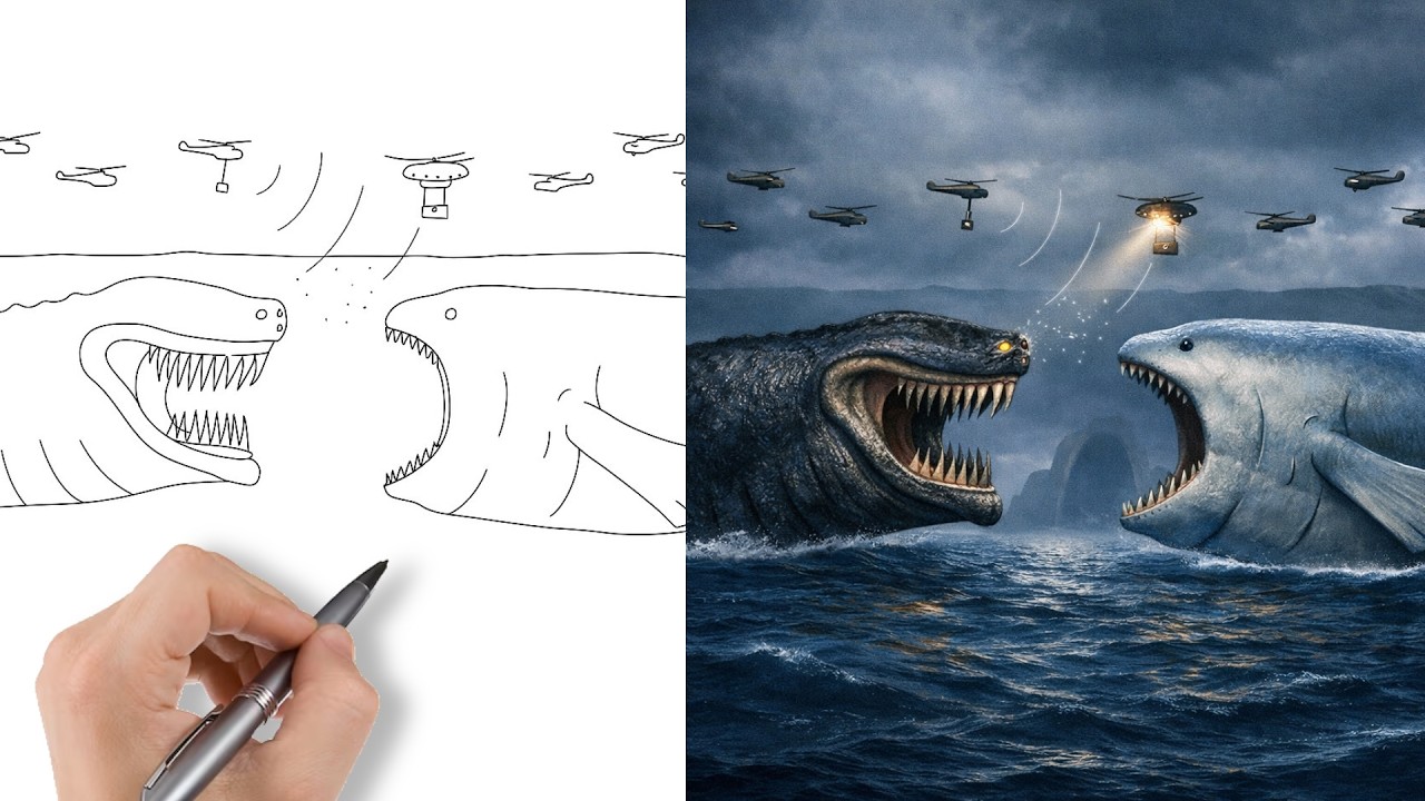 How to draw El Gran Maja vs Bloop - step by step Tutorial