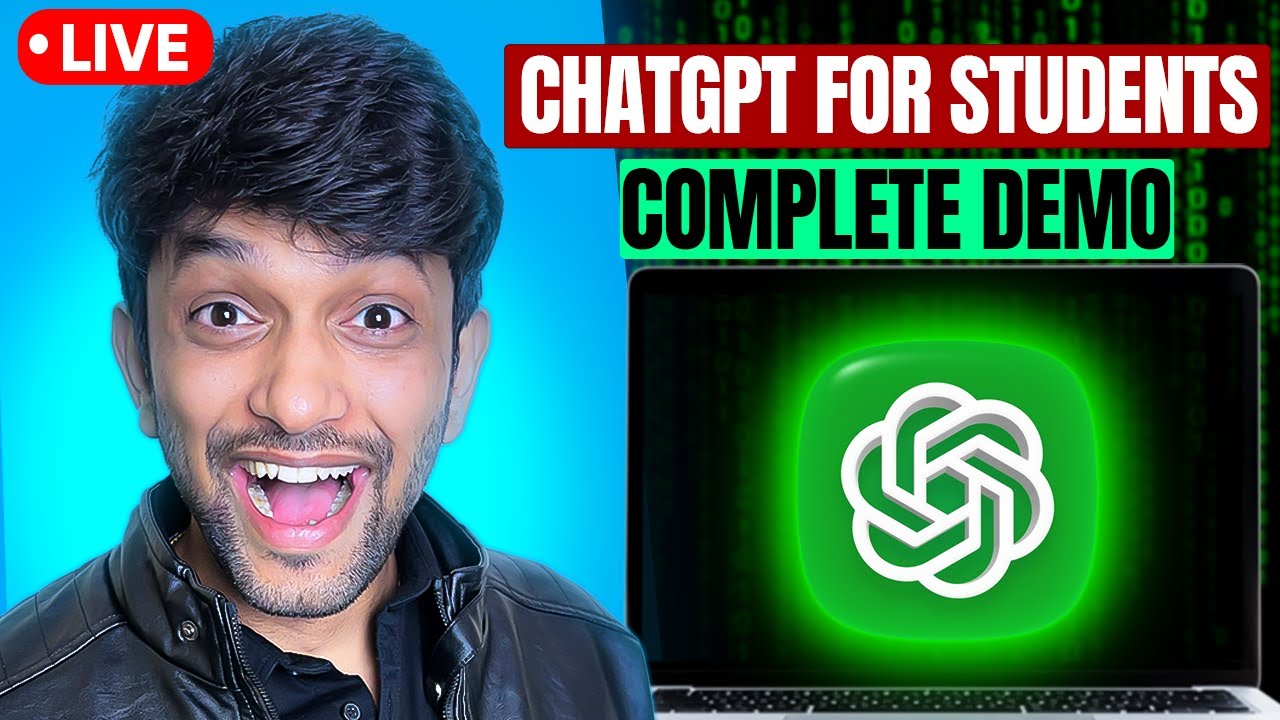 How to Use ChatGPT: Full Demo & Live Tutorial for Students - YouTube