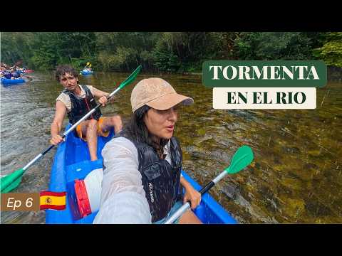 😱CANOEING DOWN THE SELLA RIVER | How we spend rainy days in our MOTORHOME in ASTURIAS🌩️