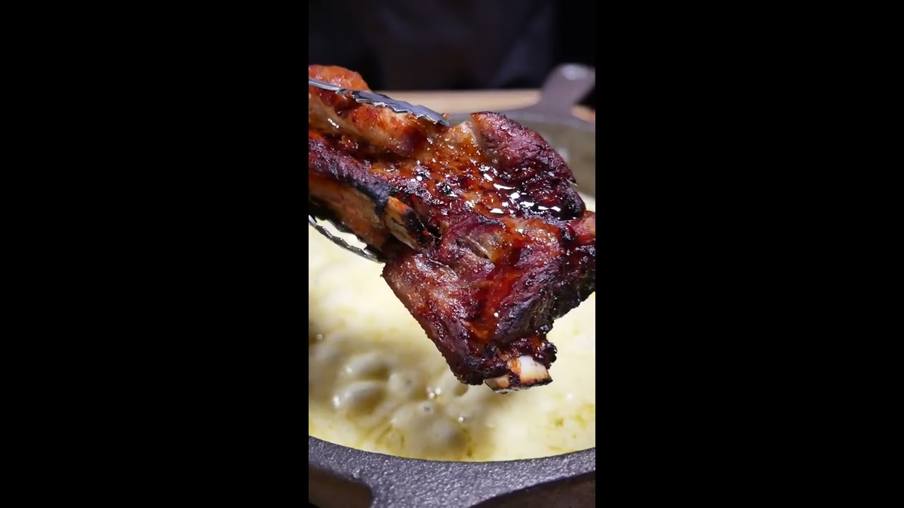 🍖 Spareribs with Cheese 🧀 #shorts - YouTube