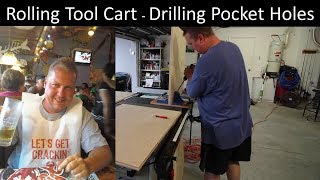 Mobile benchtop tool cart - drilling pocket holes by Nix4me 43 views 6 years ago 13 minutes, 32 seconds