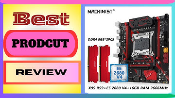 MACHINIST X99 RS9 Motherboard LGA 2011-3 Intel Xeon E5 2680 V4 CPU And DDR4 16GB RAM