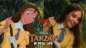 TARZAN in REAL LIFE | AI Transformation & Disney Comparison