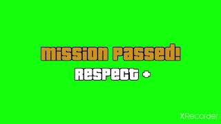 Green screen GTA Mision sukses
