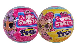 LOL Surprise Loves Mini Sweets Peeps 2024 Easter Fluff Chick and Cozy Bunny Doll Unboxing Review
