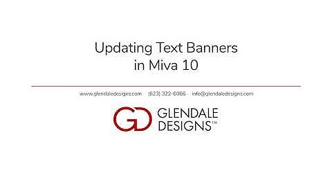 Miva 10: Updating Text Banners