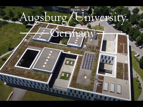 Universität Augsburg by drone