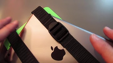 mounting your keyguard with screw on straps