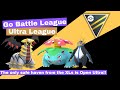 Playing Empoleon/Venusaur in Open Ultra League to hide from the XLs in Pokemon Go Battle League!!