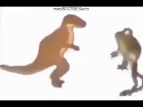 Лягушка И Динозавр Танцуют Под Спума Пума Тюма Пума Пума Тёу