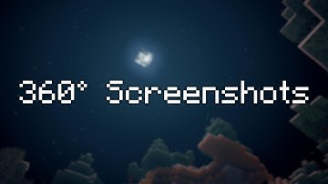360° and VR Screenshots in Minecraft using the ReplayMod [Tutorial]