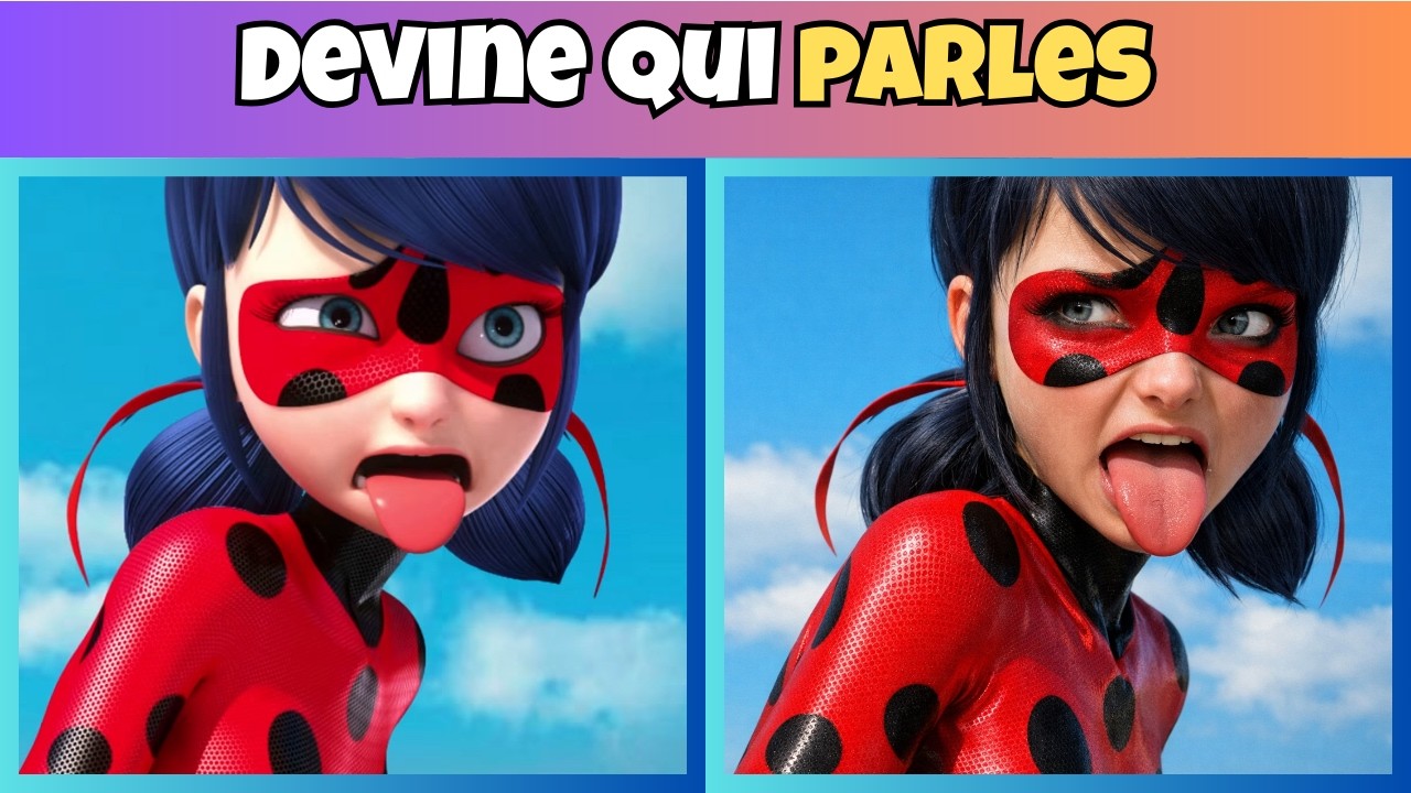 MIRACULOUS en HUMAIN 🧍🐞 + Devine la VOIX…! 😍🎶 Ladybug 🐞 Chat Noir 🖤 Alya 🦊 Nino 🎧