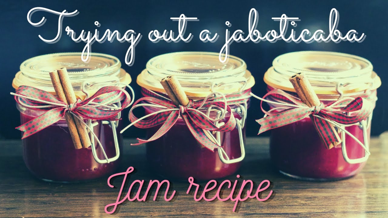 Trying out a Jaboticaba jam recipe YouTube