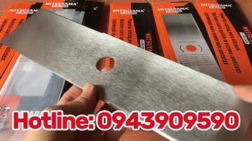 Dao Cắt Cỏ Mitsuyama Dày 2.2mm Dài 350mm | Lưỡi Cắt Cỏ Mitsuyama | Dao Cắt Cỏ Loại Tốt