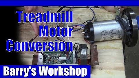 Simple Variable Speed Treadmill Motor Electrical Conversion