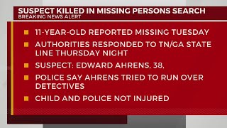 11-year-old missing from Knox County located, suspect in disappearance killed