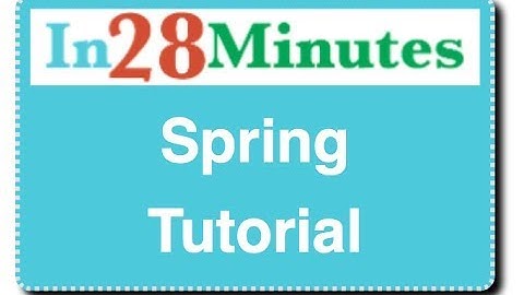 Spring Tutorial For Beginners - using Maven and Eclipse