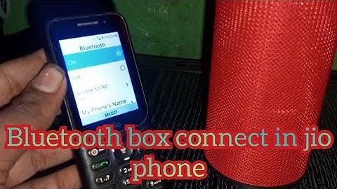 bluetooth box connect in jio phone 2024 #bluetooth#box
