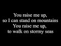 You Raise Me Up- Instrumental w/Lyrics (Jeffrey Li & Celine Tam version)