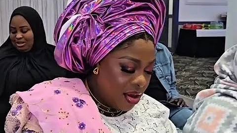 MADAM SAJE,FOLUKE DARAMOLA,IJEBU AT ACTRESS BOSE,IYA OKO BORNVITA BABY NAMING CEREMONY IN CANADA 
