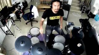 Vignette de la vidéo "บุญแข่งเรือ - กะท้อน(Electric Drum cover by Neung)"