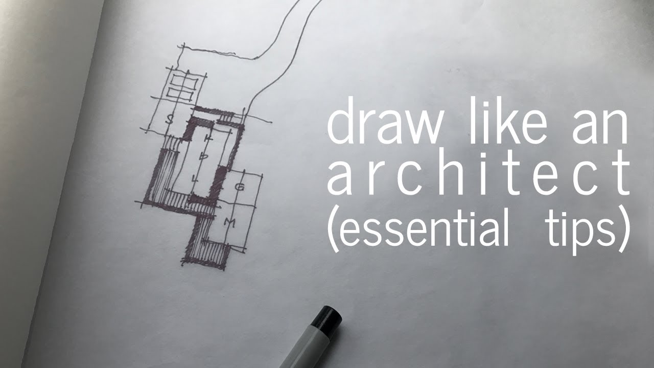 How to Draw Like an Architect An Introduction in Six Videos  Open Culture