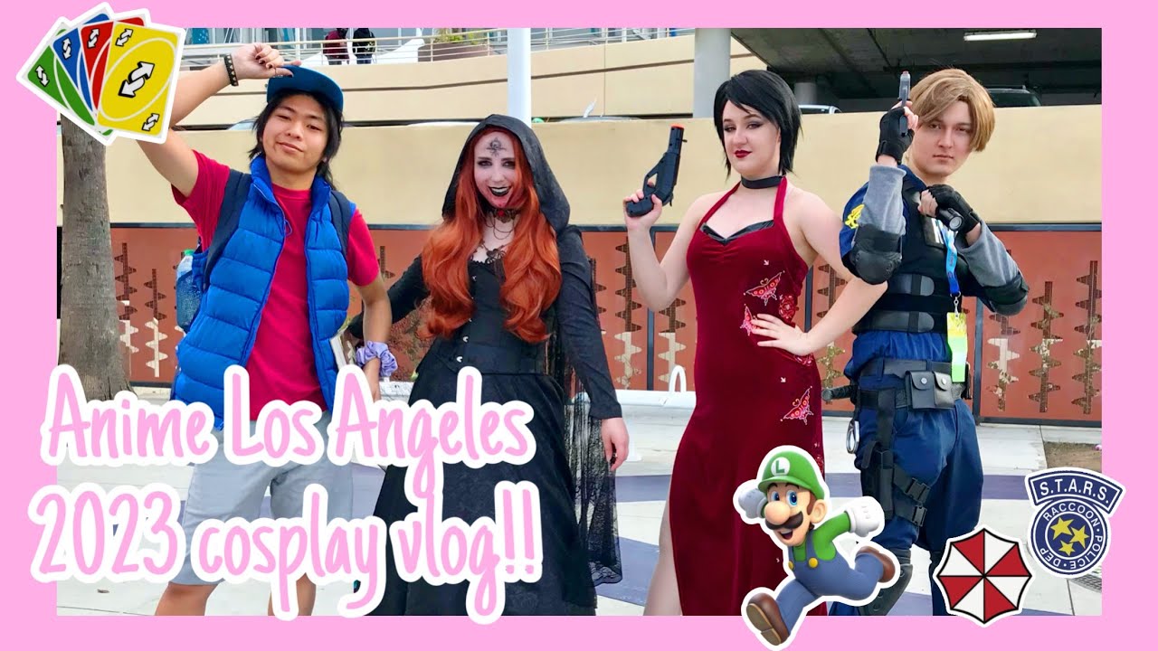 Anime Los Angeles 2023 cosplay vlog!! + Resident Evil meetup! 👀