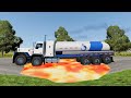 Truck vs Extreme Broken Road with Speed Bumps - Spintires: Mudrunner Gameplay #31