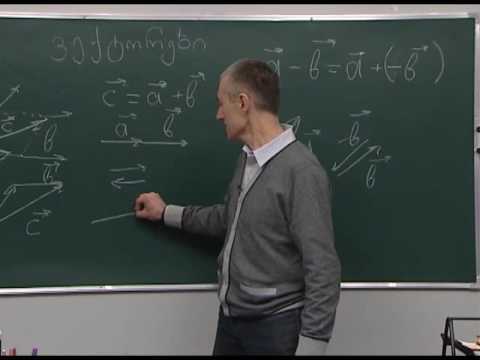 ვექტორები. მოქმედებები ვექტორებზე